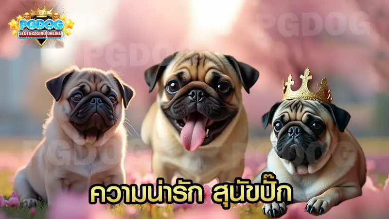ความน่ารัก สุนัขปั๊ก