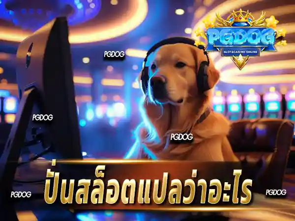 ปั่นสล็อตแปลว่าอะไร