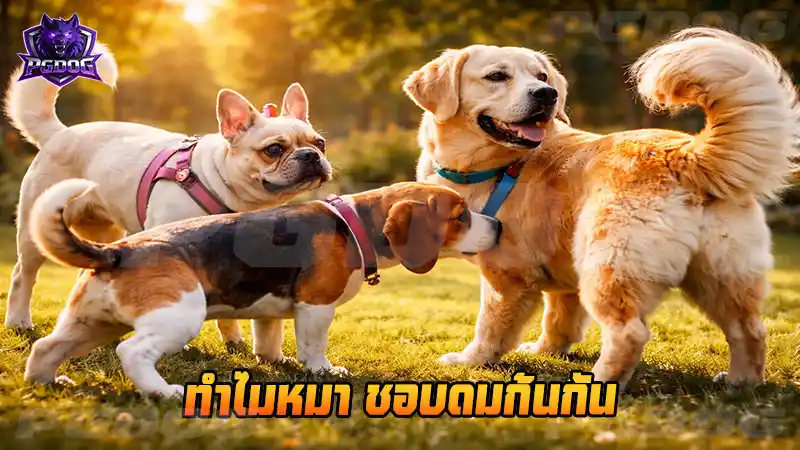 ทำไมหมา ชอบดมก้นกัน