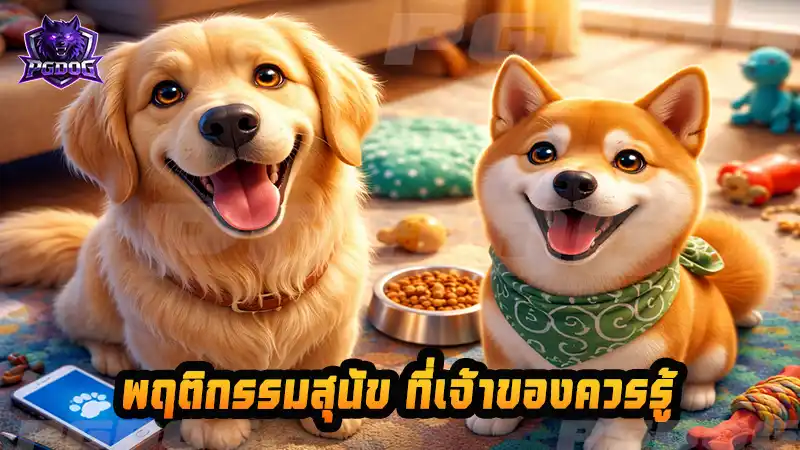 พฤติกรรมสุนัข ที่เจ้าของควรรู้