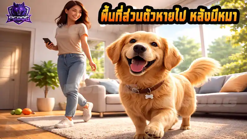 พื้นที่ส่วนตัวหายไป หลังมีหมา