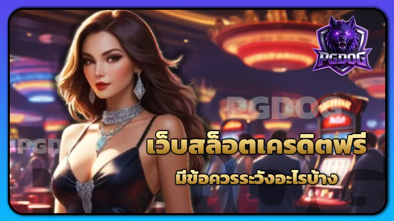 เว็บสล็อตเครดิตฟรี มีข้อควรระวังอะไรบ้าง