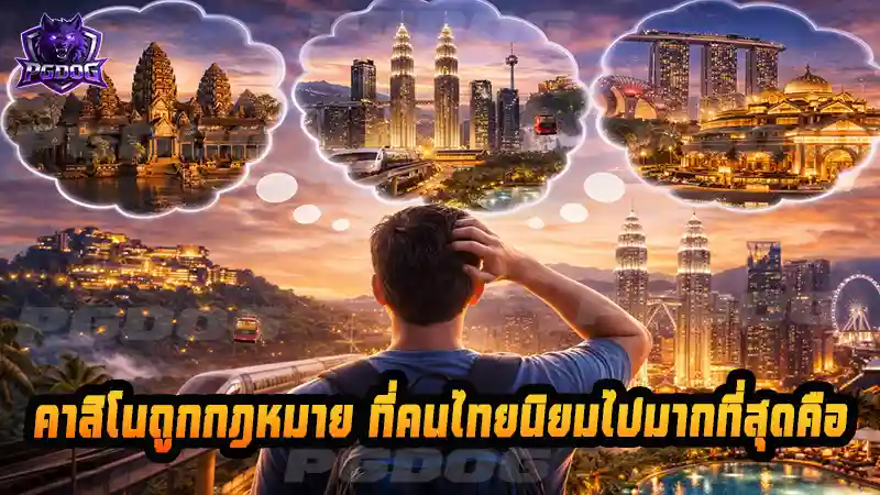 คาสิโนถูกกฎหมาย ที่คนไทยนิยมไปมากที่สุดคือ