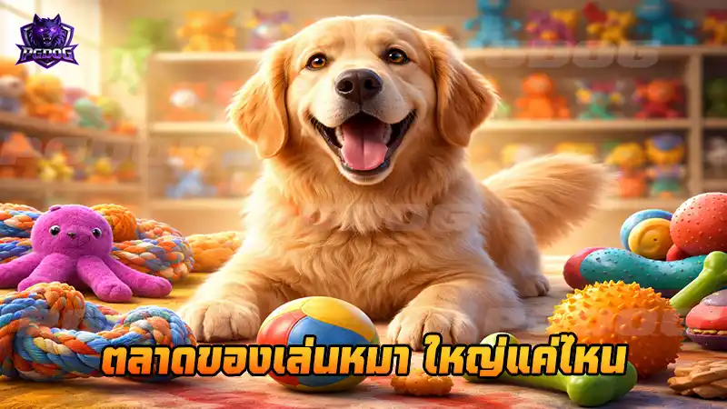 ตลาดของเล่นหมา ใหญ่แค่ไหน