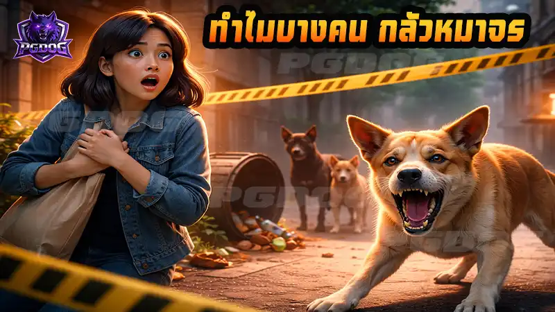 ทำไมบางคน กลัวหมาจร