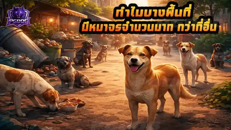 ทำไมบางพื้นที่ มีหมาจรจำนวนมาก กว่าที่อื่น