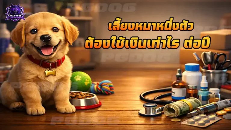 เลี้ยงหมาหนึ่งตัว ต้องใช้เงินเท่าไร ต่อปี