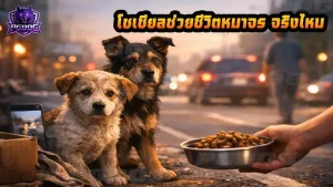 โซเชียลช่วยชีวิตหมาจร จริงไหม