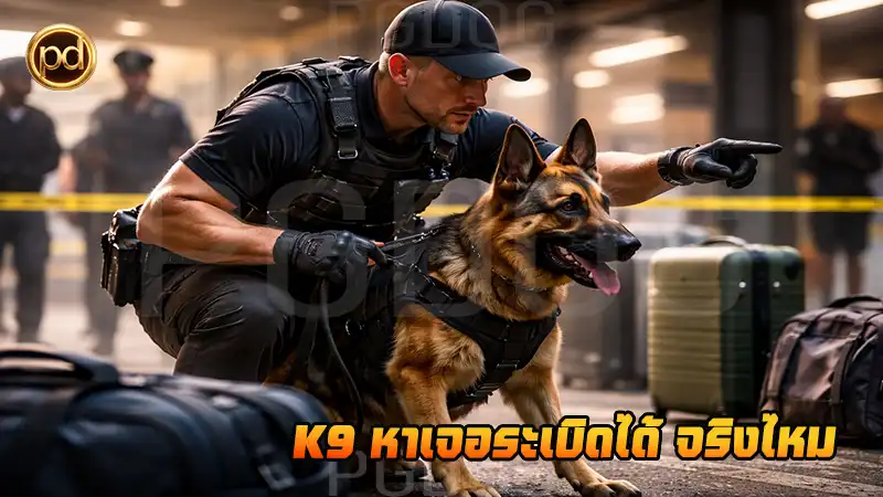 K9 หาเจอระเบิดได้ จริงไหม