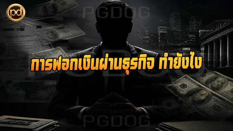 การฟอกเงินผ่านธุรกิจ ทำยังไง