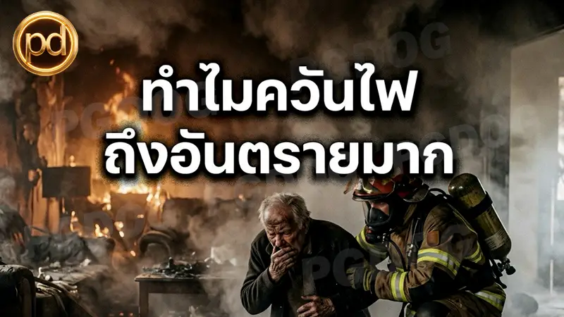 ทำไมควันไฟ ถึงอันตรายมาก