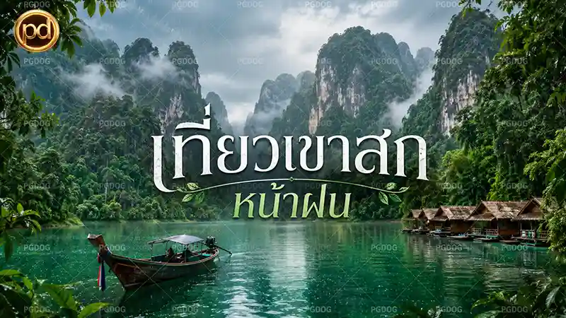 เที่ยวเขาสก หน้าฝน