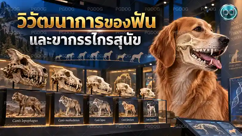 วิวัฒนาการของฟัน และขากรรไกรสุนัข