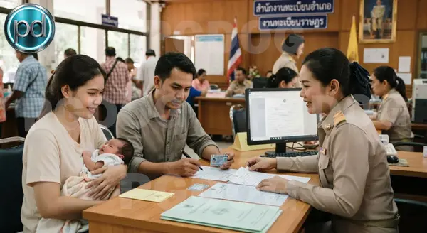 กฎหมายเกี่ยวกับการแจ้งเกิด และสัญชาติไทย