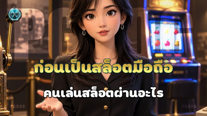 ก่อนเป็นสล็อตมือถือ คนเล่นสล็อตผ่านอะไร