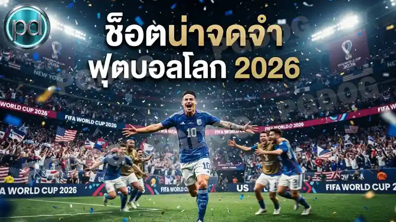 ช็อตน่าจดจำ ฟุตบอลโลก 2026