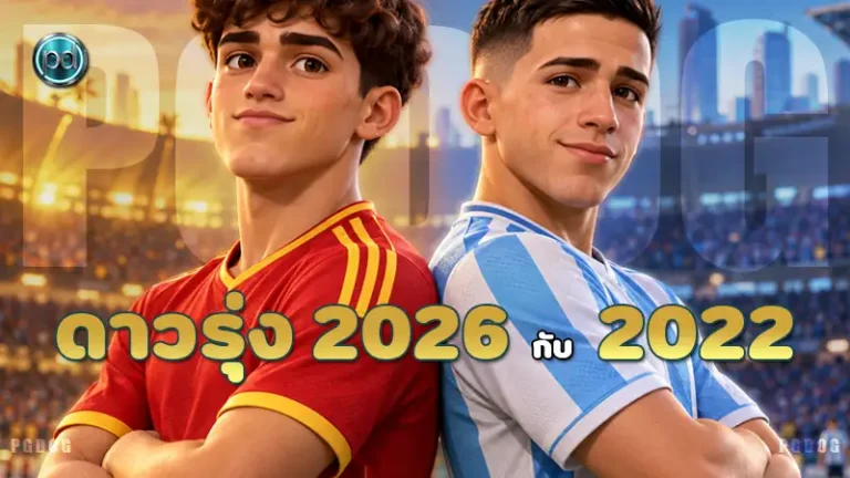 ดาวรุ่ง 2026 กับ 2022