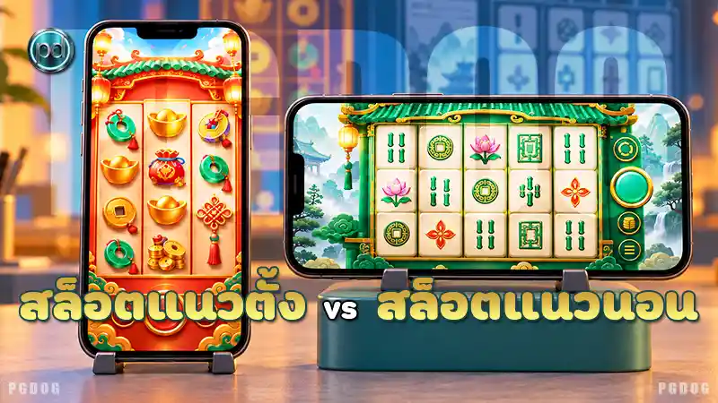 สล็อตแนวตั้ง vs สล็อตแนวนอน