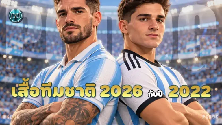 เสื้อทีมชาติ 2026 กับปี 2022