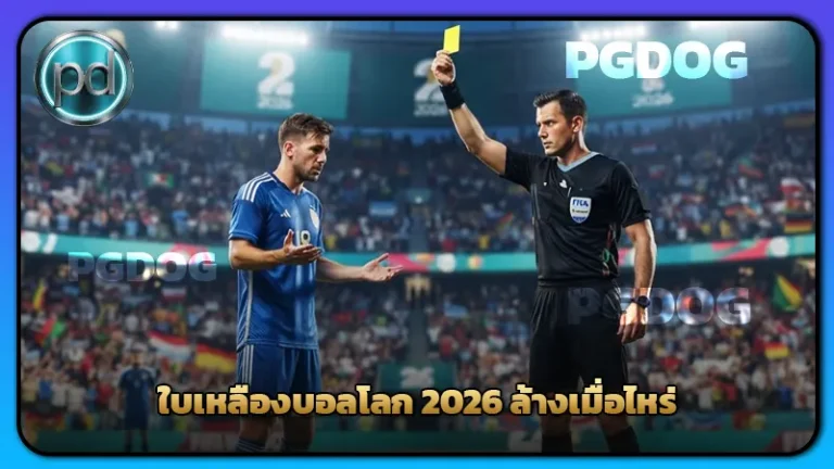 ใบเหลืองบอลโลก 2026 ล้างเมื่อไหร่